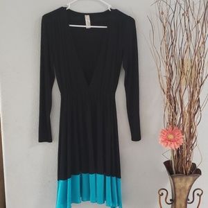 Black long sleeve dress